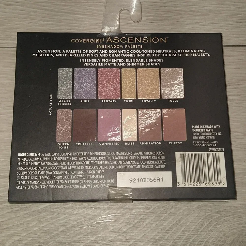 Covergirl Eyeshadow Palette - 12 Shade Neutral Shimmer Matte - NWT